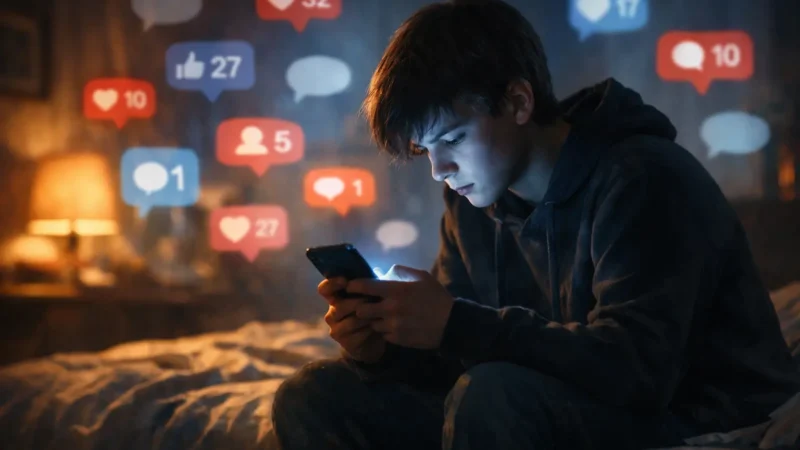 O Impacto das Redes Sociais na Saúde Mental dos Jovens: Conexão ou Sobrecarga?